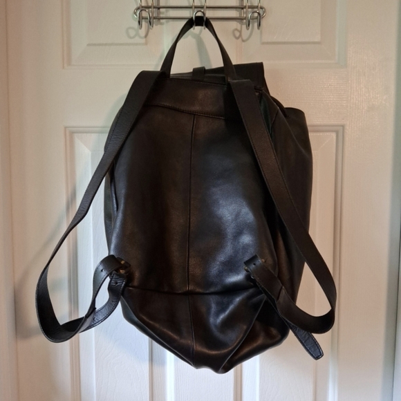 Madewell Transport Rucksack Black Leather Backpack Purse main image 10
